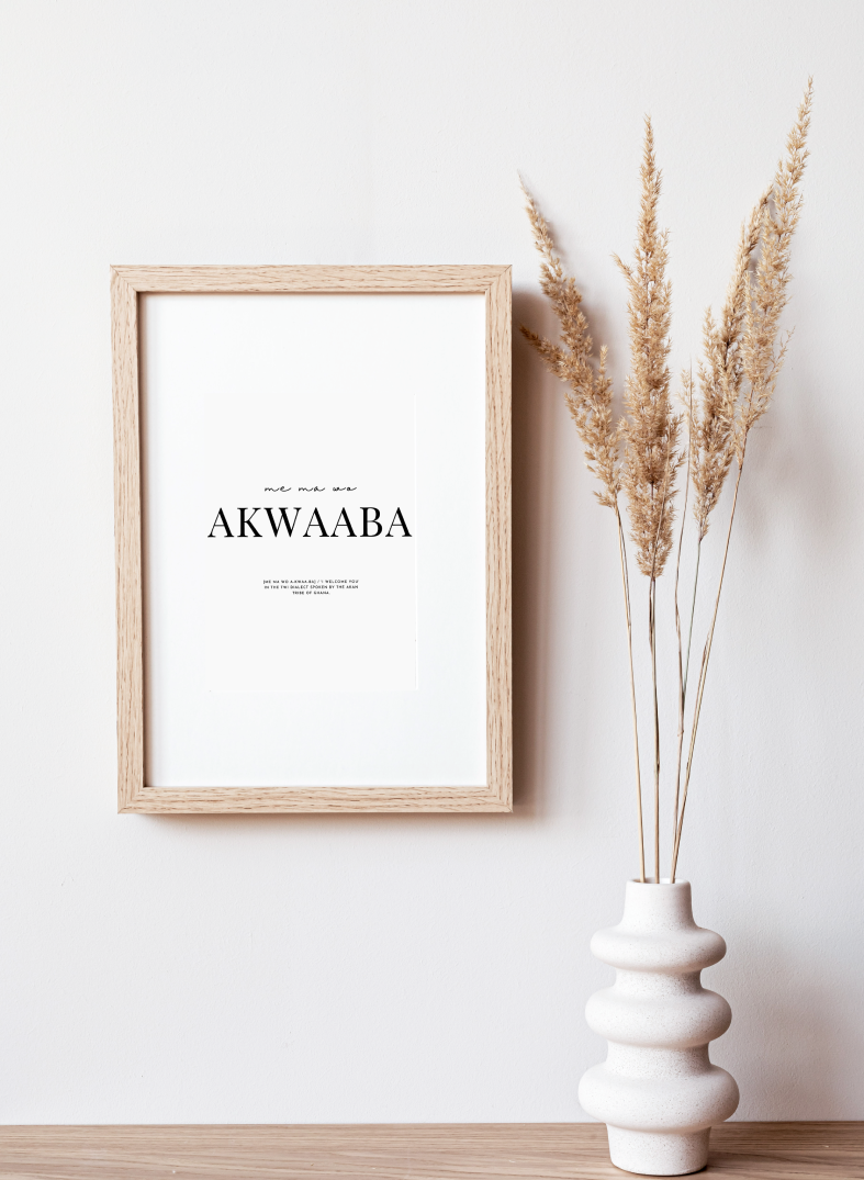 Akwaaba African Wall Art Print Akua Home 