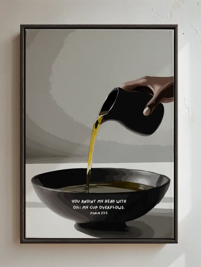 My Cup Overflows - Canvas Art