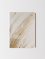 Abstract wall art featuring minimal shapes arranged in a calm layout