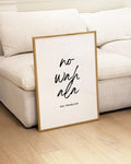Interior scene with framed wall art styled in a relaxed contemporary space
