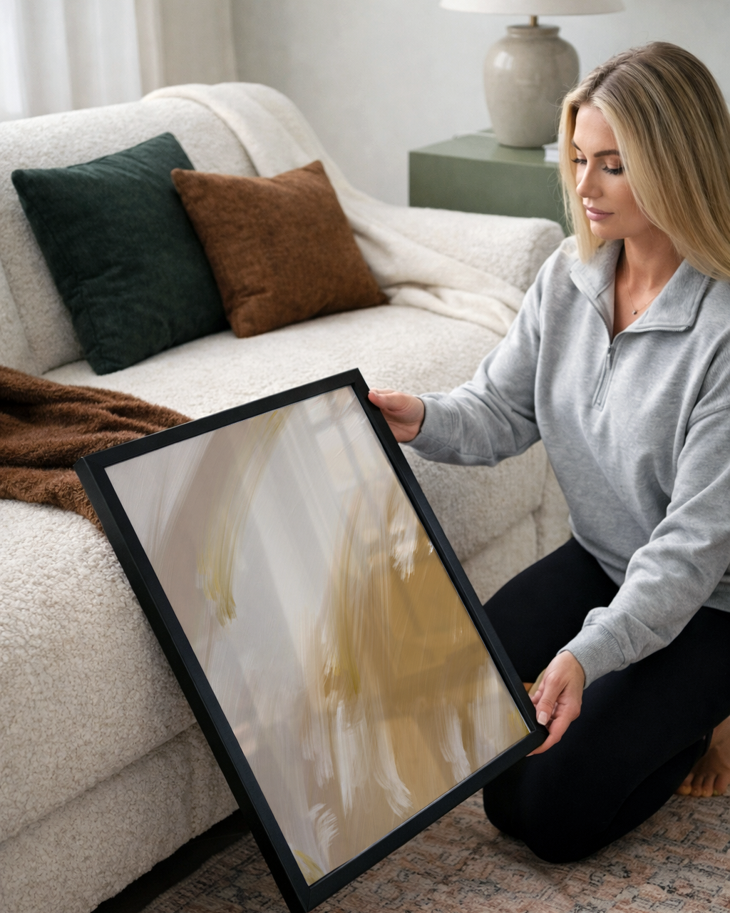 Abstract Golden Delight Print