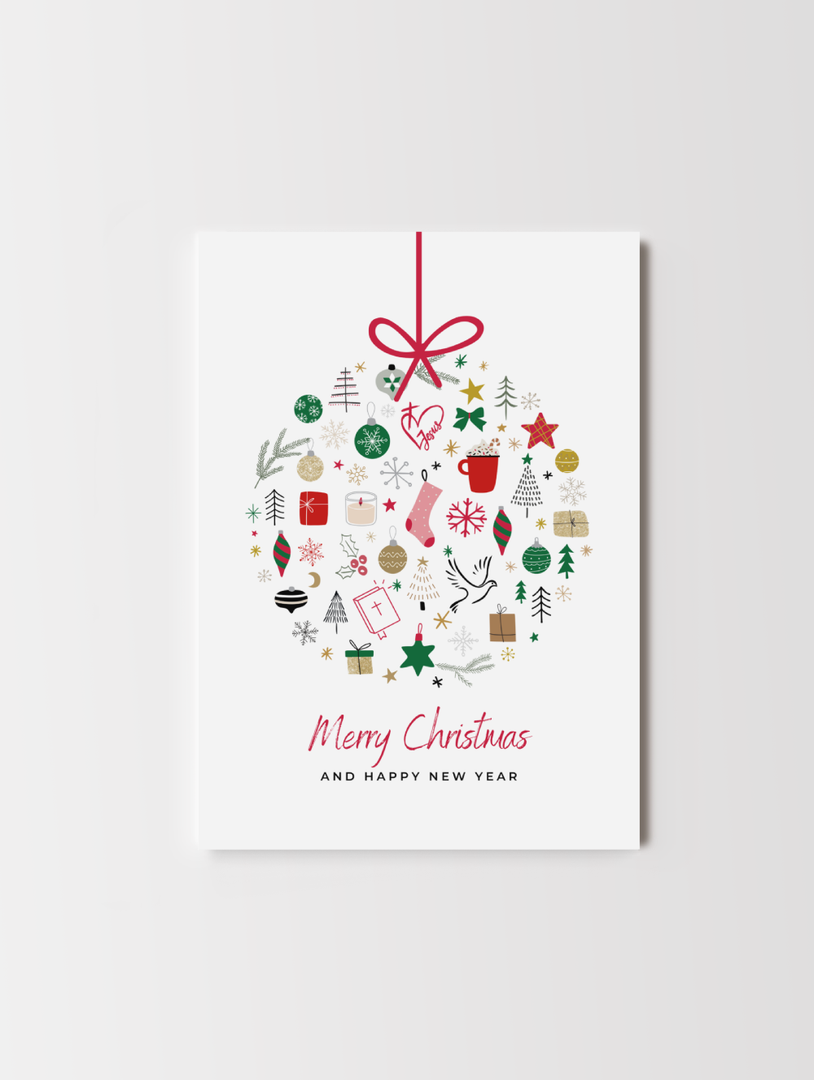 Christmas Bauble Card Akua Home 