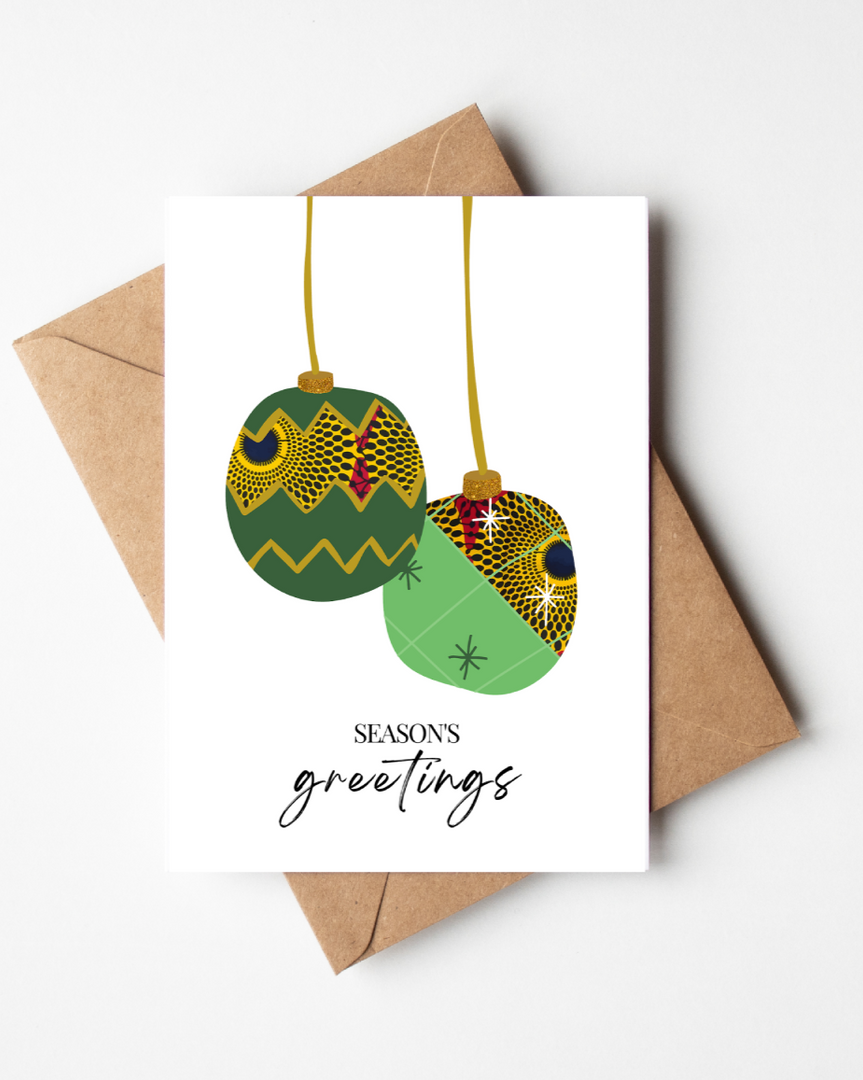 Season's Greetings Christmas Card