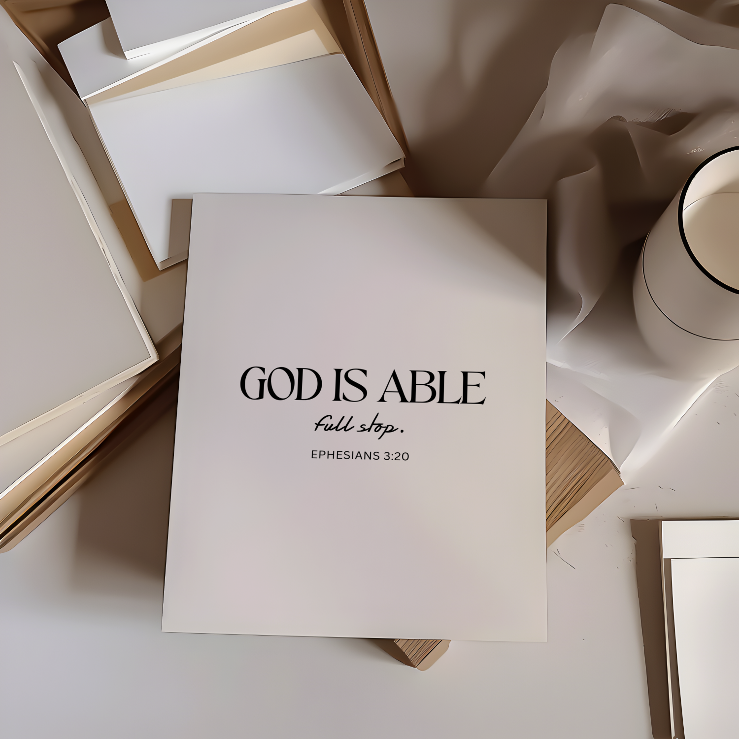 God Is Able Print
