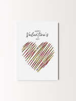 Load image into Gallery viewer, Heart Shape African Valentine&#39;s Card Akua Home 
