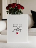 African-inspired Valentine’s card featuring a playful jollof rice themed message