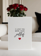 African-inspired Valentine’s card featuring a playful jollof rice themed message