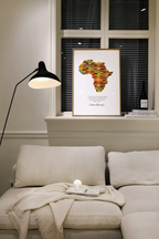 Another variation of the Africa kente artwork highlighting shape and colour
