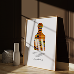 Load image into Gallery viewer, Kente Afro Comb Print Akua Home 
