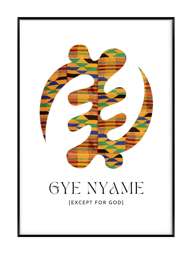 Kente Gye Nyame Print Akua Home 