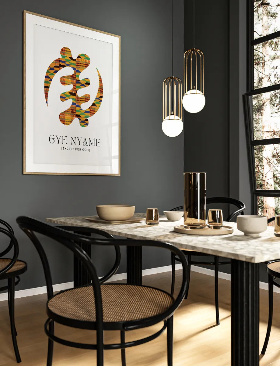 Kente Gye Nyame Print Akua Home 