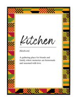 Load image into Gallery viewer, Kente Kitchen Print Akua Home 
