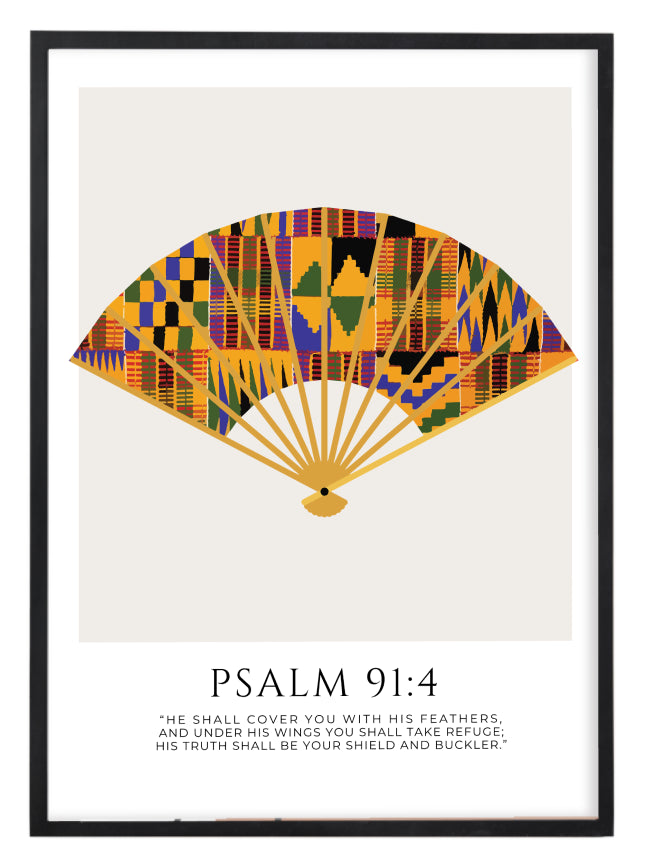 Kente Fan Print