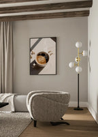Lord you are my cup christian wall art in a stylish living room setting