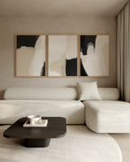 Odo Beige Wall Art Set