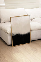 Peace art print displayed individually with focus on the typography