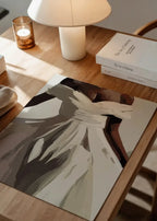 Framed poster displayed in a neutral interior setting with balanced proportions
