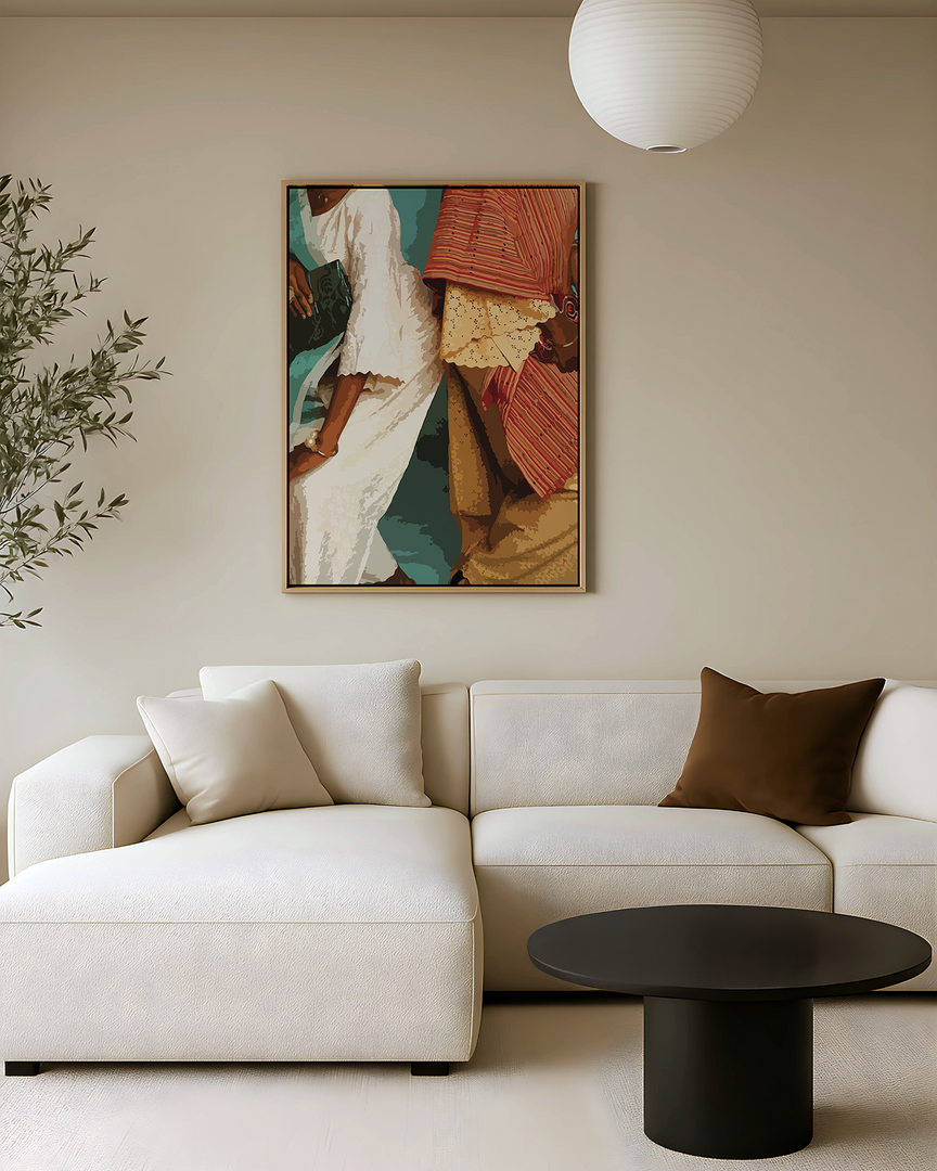 Traditional African Women Print - Canvas Wall Art
