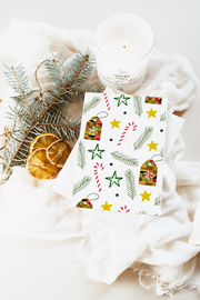 African Christmas Candy Card