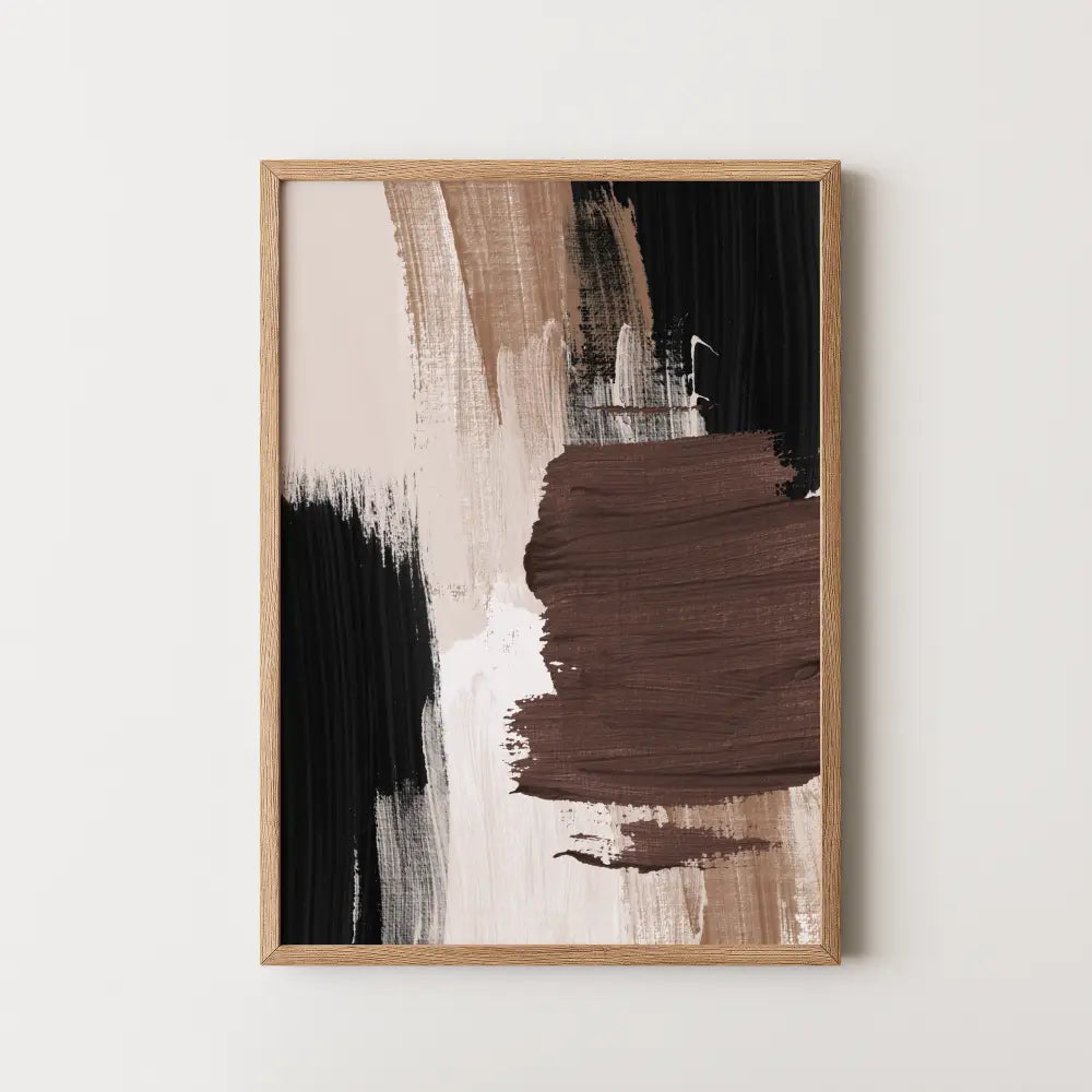 Abstract Strokes Chocolate Nr.1