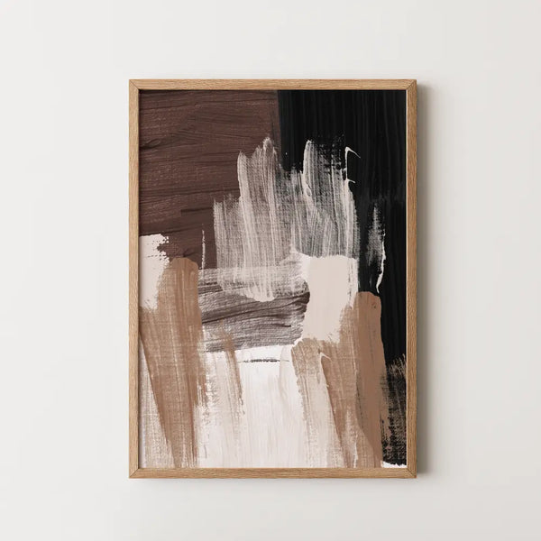 Abstract Strokes Chocolate Nr.2