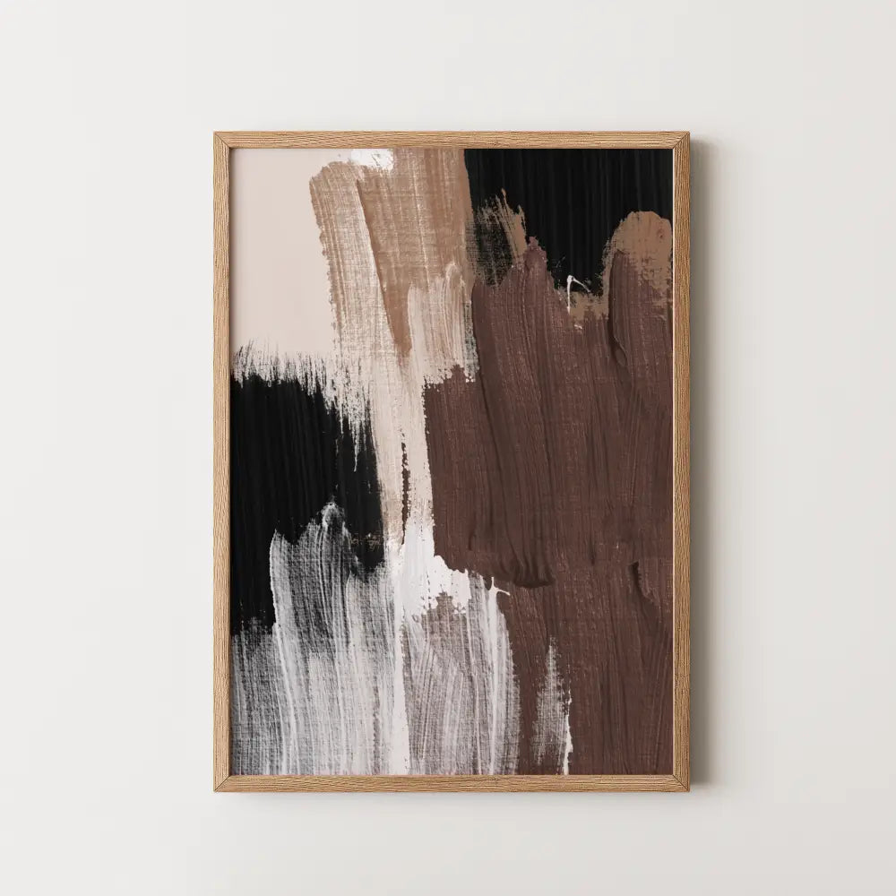 Abstract Strokes Chocolate Nr.3