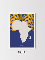 Load image into Gallery viewer, Africa Wax Fabric Print
