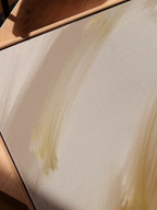 Abstract gold wall art canvas close up