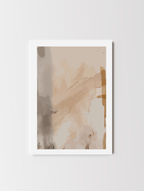 Abstract artwork featuring bold shapes in a clean modern layout