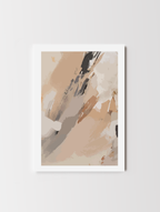 Abstract wall art with expressive shapes and a contemporary layout