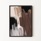 Abstract Strokes Chocolate Nr.3