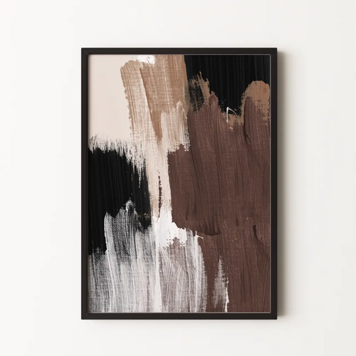 Abstract Strokes Chocolate Nr.3