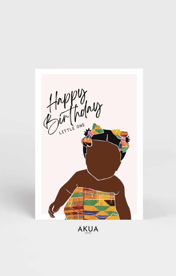 Happy Birthday Baby Girl Card