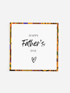 Modern Father’s Day card with a clean masculine design and simple layout