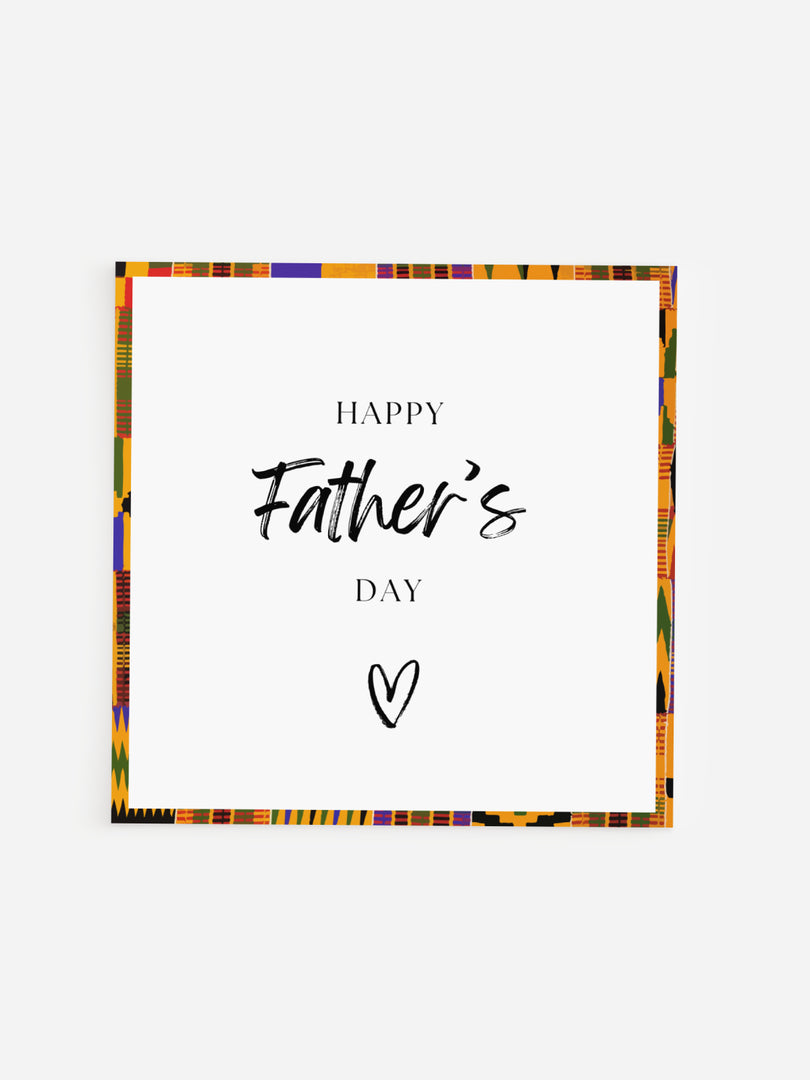 African Happy Father's Day Card