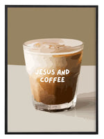 Load image into Gallery viewer, Jesus And Coffee Print Nr.2
