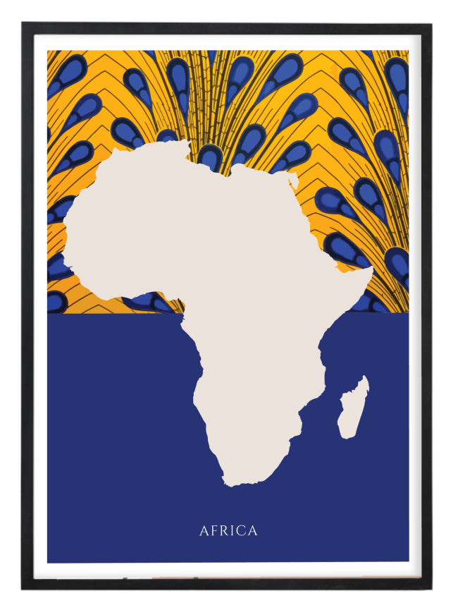 Africa Wax Fabric Print