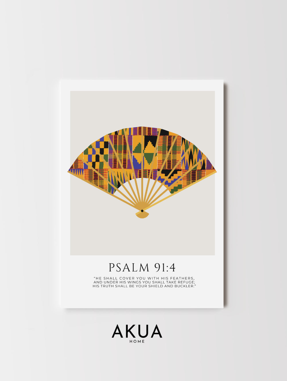 Kente Fan Print
