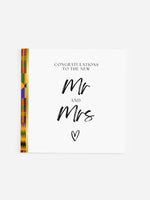 Load image into Gallery viewer, African Mr &amp; Mrs Wedding Card Nr.2
