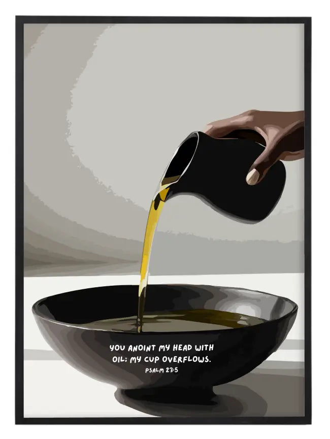 Typography wall art featuring the phrase My Head with a minimalist layout