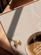 Scripture-inspired wall art featuring the phrase My Portion and My Cup in a balanced typographic design