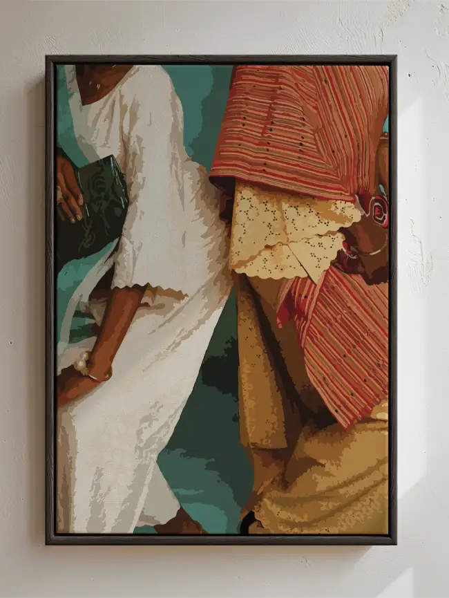 Traditional African Women Print - Canvas Art