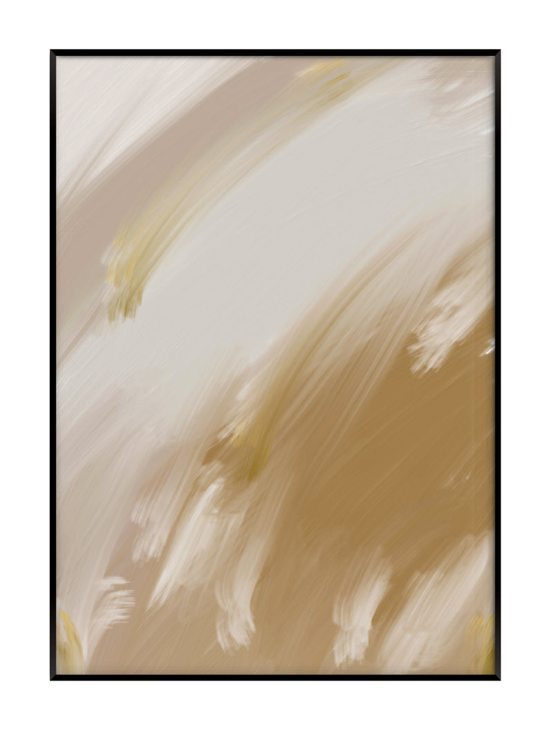 Abstract Golden Delight Print